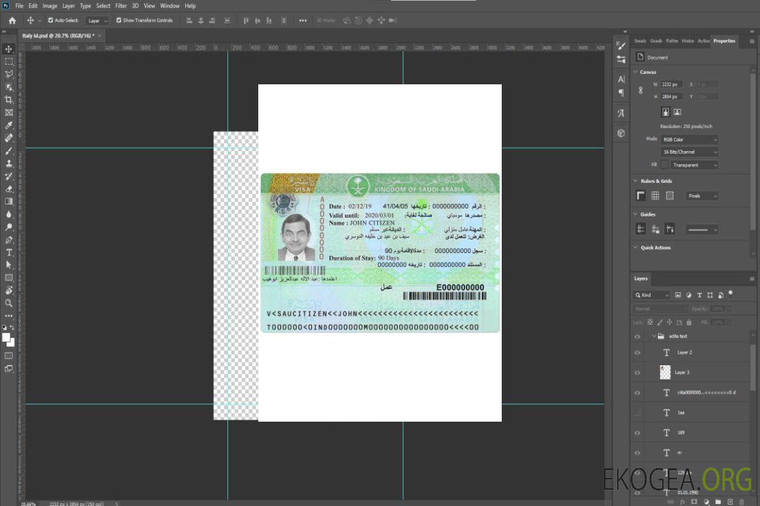 Visa ARABIE SAOUDITE template Visa ARABIE SAOUDITE template